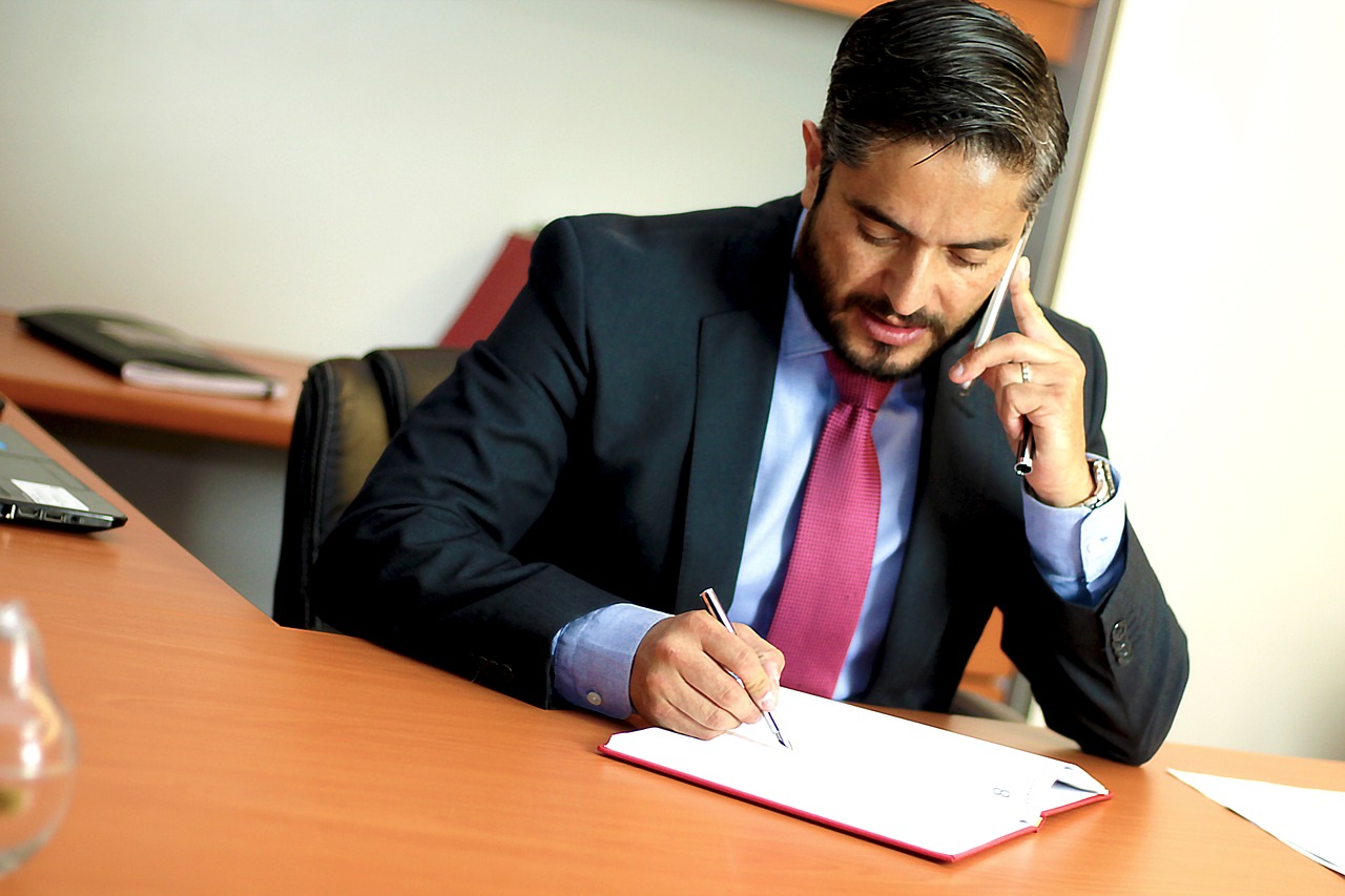 lawyer on the phone
